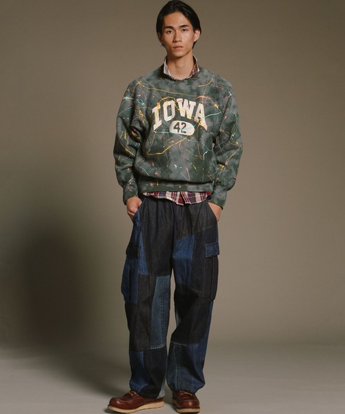 rebear by Johnbull】パッチワークカーゴパンツ | ジョンブル公式通販