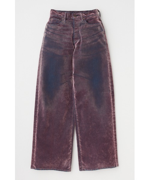 MOUSSY（マウジー）の「VELVET DENIM BAGGY（デニムパンツ）」 - WEAR