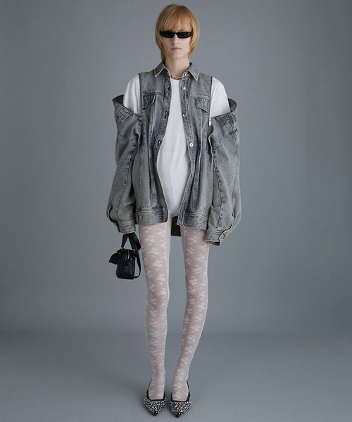 ジップデニムシャツブルゾン / Zip Denim Shirt Blouson（デニム