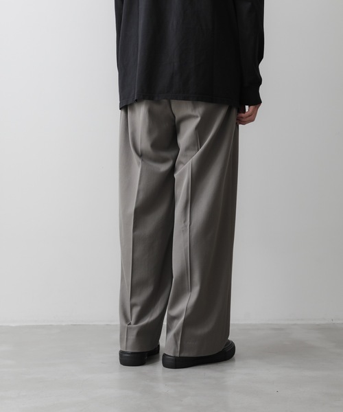 ATTACHMENT（アタッチメント）の「ウールギャバジン 2タック ワイド