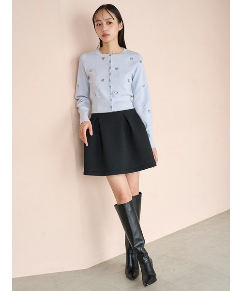 SNIDEL（スナイデル）の「ベルテッドストラクチャーミニスカート