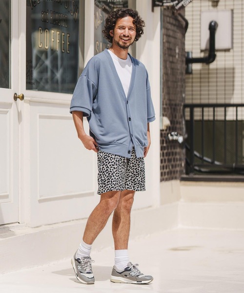 CAMBIO（カンビオ）の「mp11116-ヒョウ柄ショートパンツ（その他パンツ