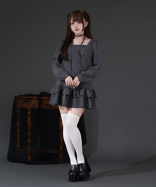 palelfy ワンピース クラシカルシャツレイヤードワンピース クラシカル