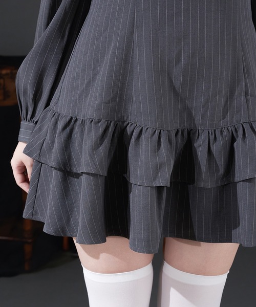 Pal elfy（パルエルフィー）の「クラシカルシャツレイヤードワンピース