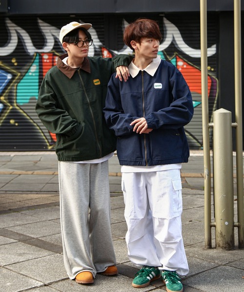 セール】【ZIP FIVE】 ワッペン ダック スウィングジャケット ブルゾン