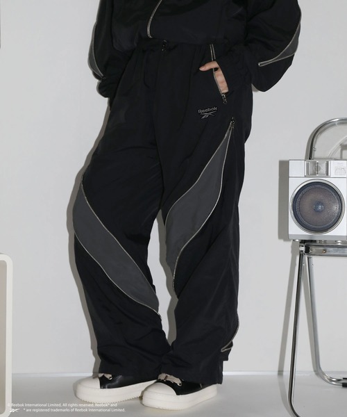 Reebok／MSG別注】ジップデザインドローコードナイロンパンツ（その他