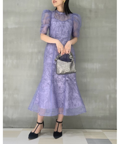 LILY BROWN（リリーブラウン）の「【WEB限定00サイズあり】エンボス