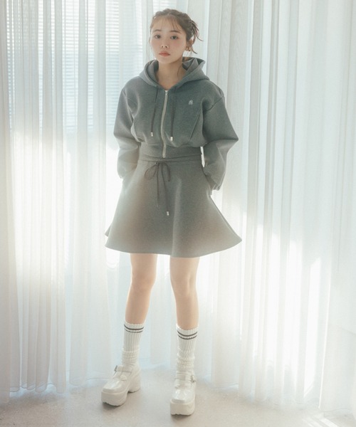 SNIDEL（スナイデル）の「スウェットミニセットアップ（ワンピース