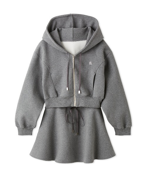 SNIDEL（スナイデル）の「スウェットミニセットアップ（ワンピース