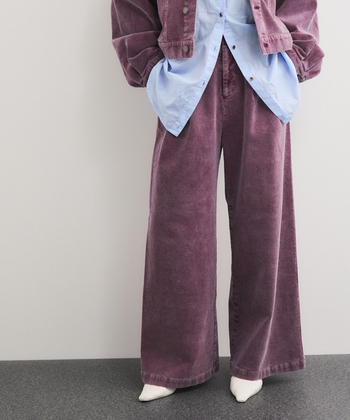 セール】製品染めコーデュロイパンツ/セットアップ対応（その他パンツ