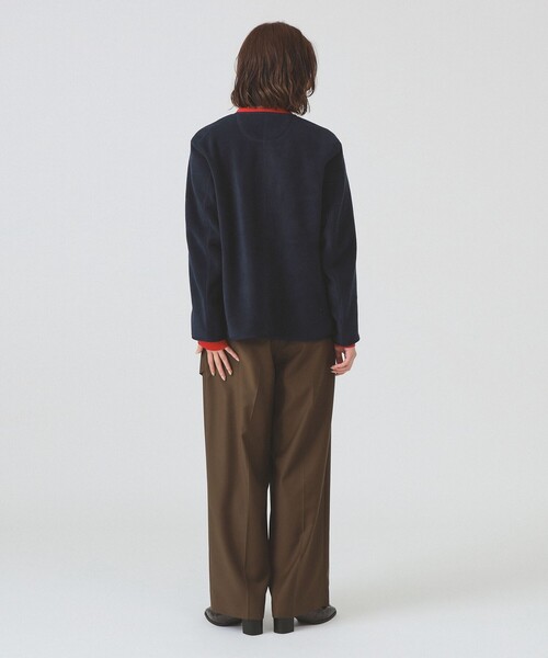 DANTON / FLEECE COLLARLESS JACKET（ブルゾン）｜DANTON（ダントン