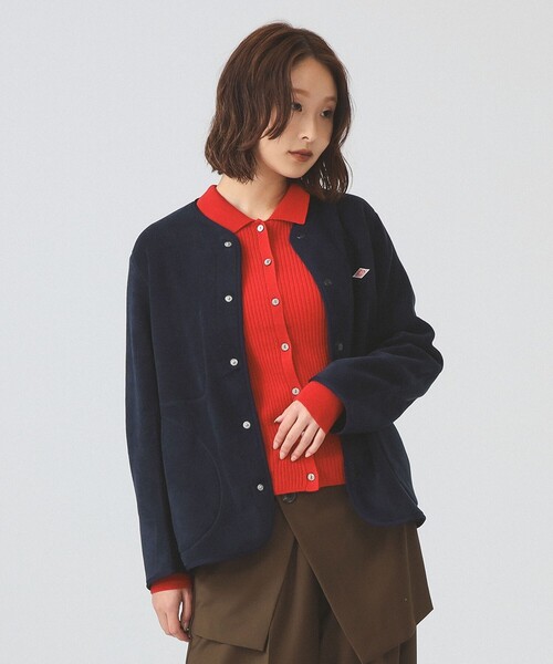 DANTON（ダントン）の「DANTON / FLEECE COLLARLESS JACKET（ブルゾン
