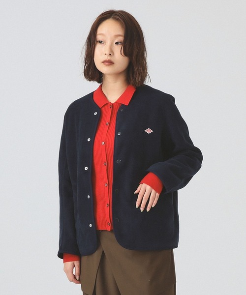 DANTON / FLEECE COLLARLESS JACKET（ブルゾン）｜DANTON（ダントン