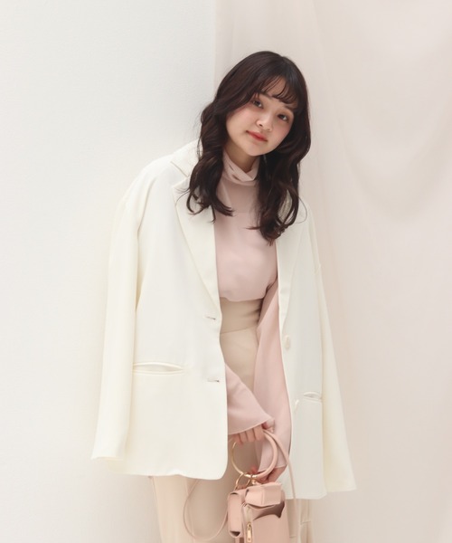 muguet（ミュゲ）の「side slit spring jacket（テーラードジャケット