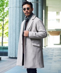 メンズのチェスターコート（グレー/灰色系）ファッション通販 - ZOZOTOWN