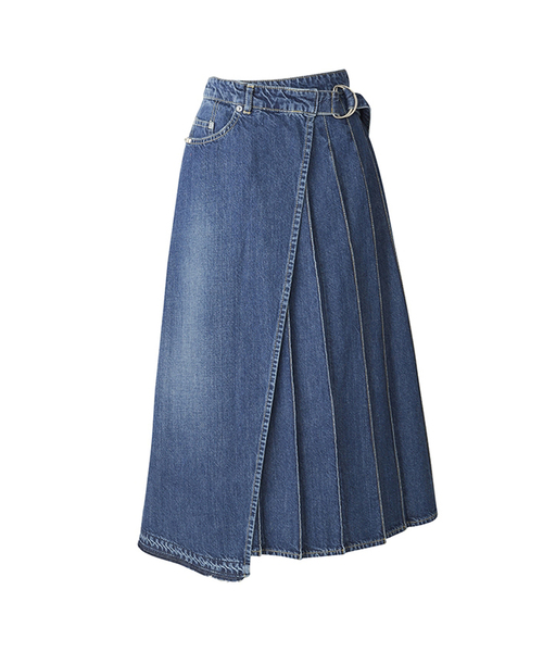 HYSTERIC GLAMOUR（ヒステリックグラマー）の「USED加工デニム ラップ