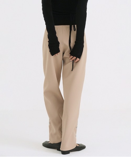 セール】FLOWER EMBROIDERY PANTS（その他パンツ）｜CLANE（クラネ）の