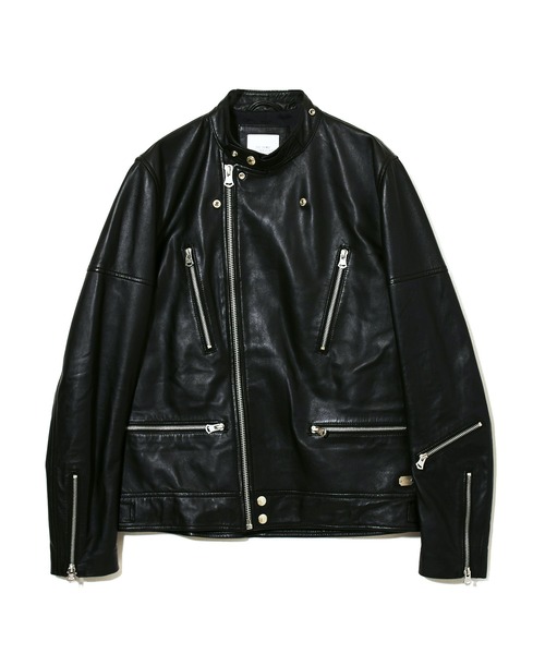 CRIMIE（クライミー）の「LAMB LEATHER SEMI W RIDERS JACKET