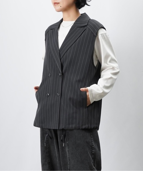 セール】LC/LLL ストライプベスト（ベスト）｜LUCA/LADY LUCK LUCA