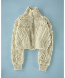 anuke（アンヌーク）の「Wool Zip Knit（ニット/セーター）」 - WEAR