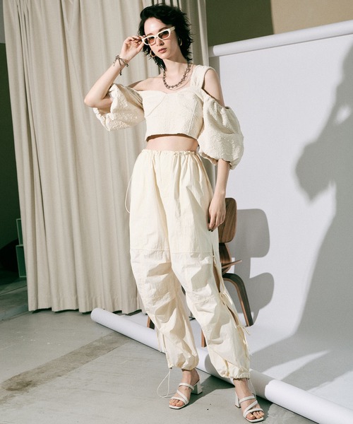 MAISON SPECIAL（メゾンスペシャル）の「サイドリボン2WAYパンツ