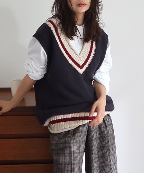 CREDONA（クレドナ）の「チルデンニットベスト（ベスト）」 - WEAR