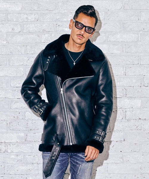 CRIMIE（クライミー）の「MOUTON RIDERS JACKET（ライダースジャケット