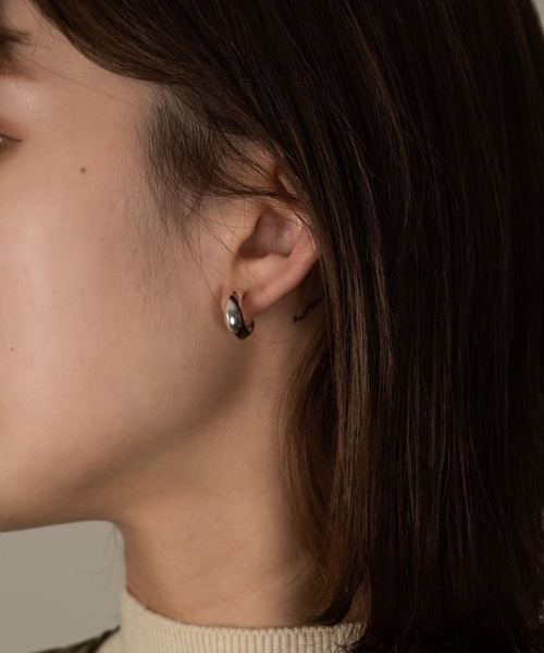 Amiur（エミレ）の「luna ( silver )（ピアス（両耳用））」 - WEAR