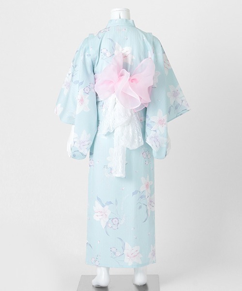 メゾピアノ(mezzo 美品☆メゾピアノ 浴衣 紫陽花柄 150 piano)アジサイ