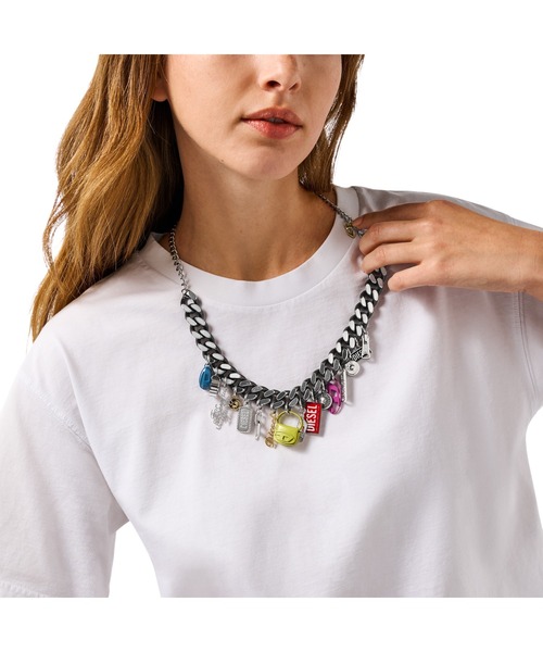 DIESEL（ディーゼル）の「ユニセックス ネックレス DX1522（ネックレス