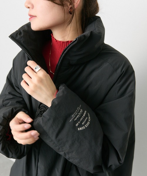 フレンチダックダウン ジップアップジャケット（ダウンジャケット