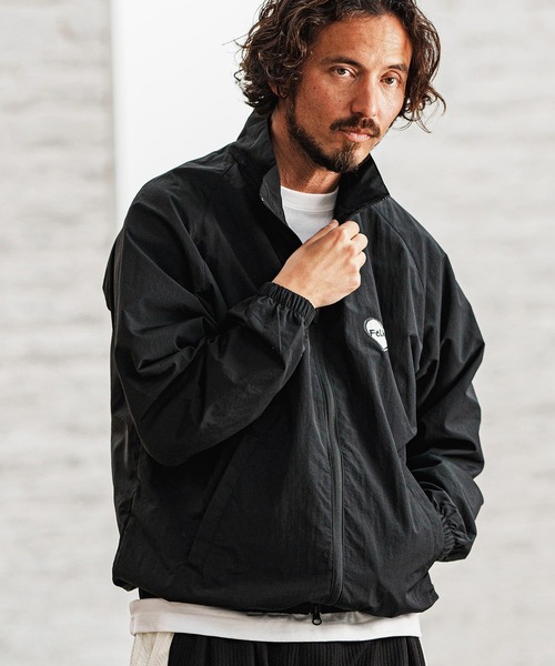 mj10566- Cotton Nylon Track Jacket トラックジャケット（ナイロン