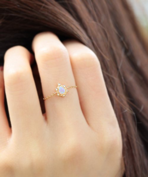 NOIR DE POUPEE（ノワールドプーペ）の「【WEB限定】K10 パール