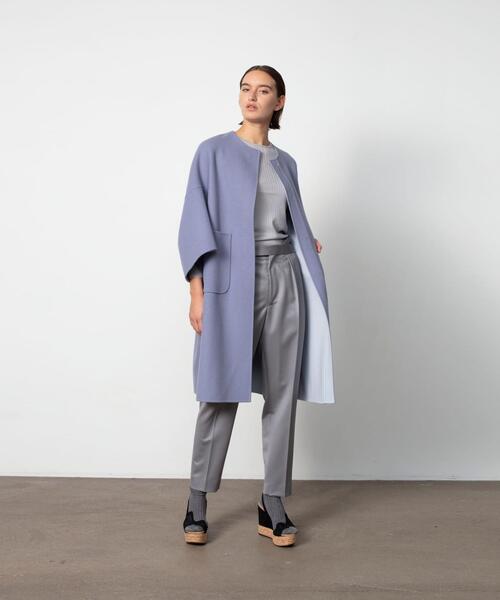 Drawer（ドゥロワー）の「Drawer 18Gカシミヤシルククルーネックニット