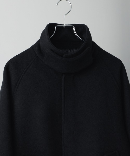 CLEL（クレイル）の「【CLEL】Wool Blend Tech Melton 2Way Blouson