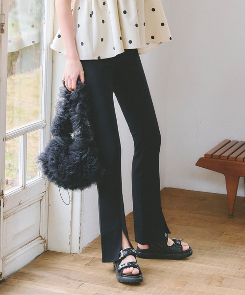 錯覚美脚スリットレギンスパンツ（その他パンツ）｜KOBE LETTUCE