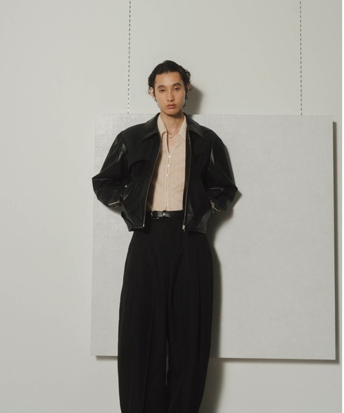 Knuth Marf（クヌースマーフ）の「Knuth Marf leather riders blouson