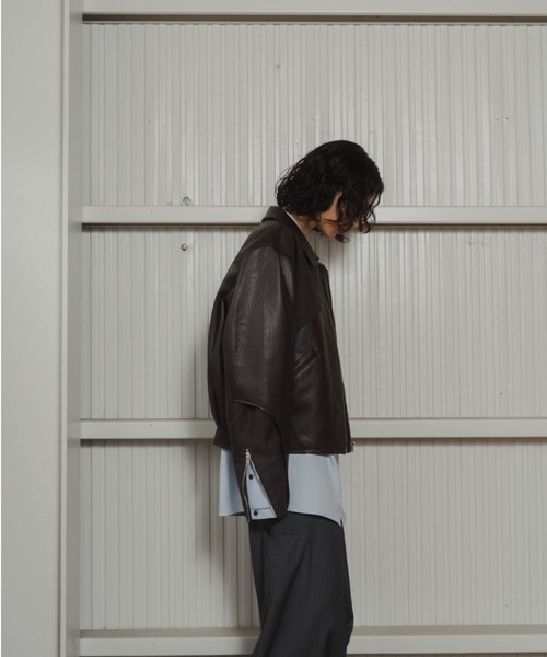 Knuth Marf（クヌースマーフ）の「Knuth Marf leather riders blouson