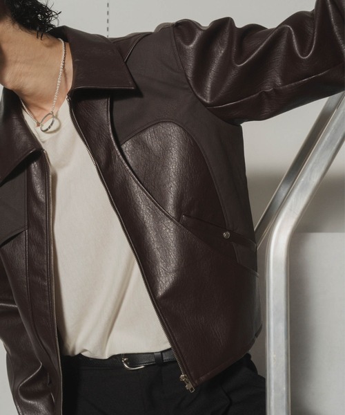 Knuth Marf（クヌースマーフ）の「Knuth Marf leather riders blouson