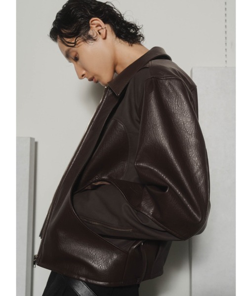 Knuth Marf（クヌースマーフ）の「Knuth Marf leather riders blouson