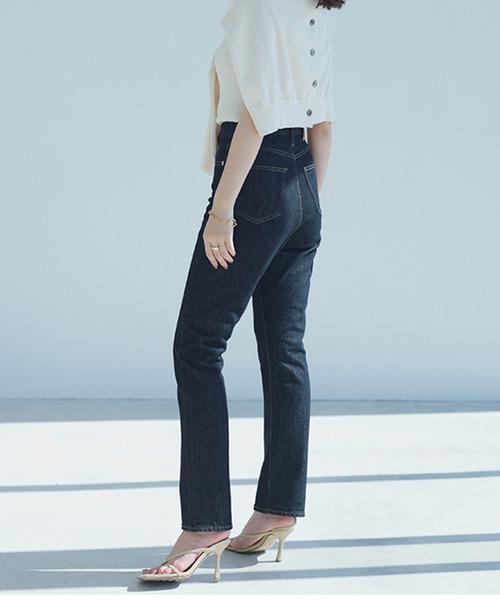 anuans（アニュアンス）の「Slim straight denim/スリムストレート