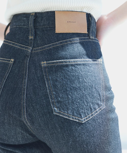 anuans（アニュアンス）の「Slim straight denim/スリムストレート