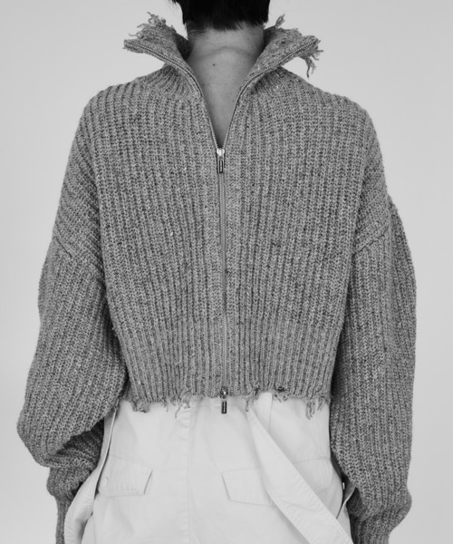 MAISON SPECIAL（メゾンスペシャル）の「2way Front Zip Knit Wear