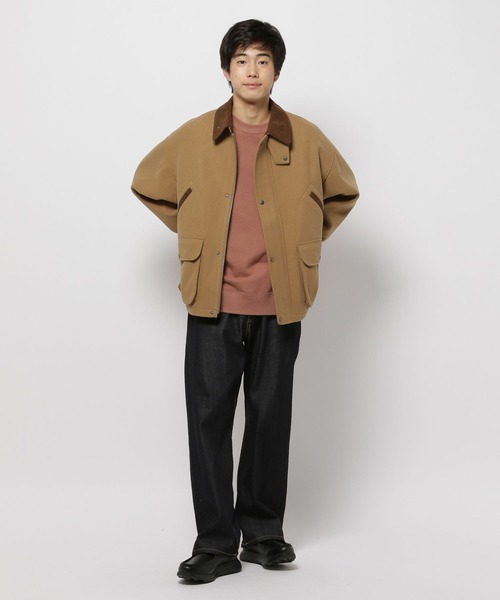 niko and（ニコアンド）の「ウーリーテックハンティングブルゾン