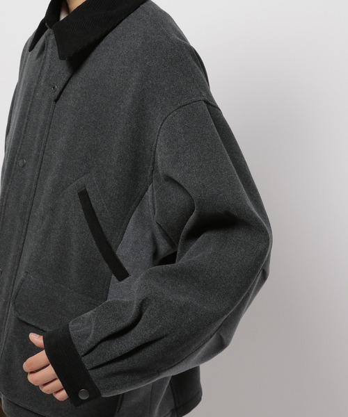 niko and（ニコアンド）の「ウーリーテックハンティングブルゾン