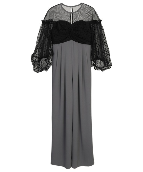 ANDRESD（アンドレスド）の「フロッキードットパンツドレス / flocky