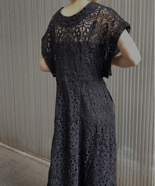 Ameri（アメリ）の「MEDI 2WAY FLARE CHEMICAL LACE DRESS（ワンピース
