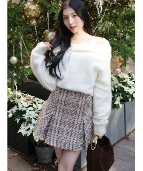 セール】Sustainableロービングチェックミニスカート（スカート