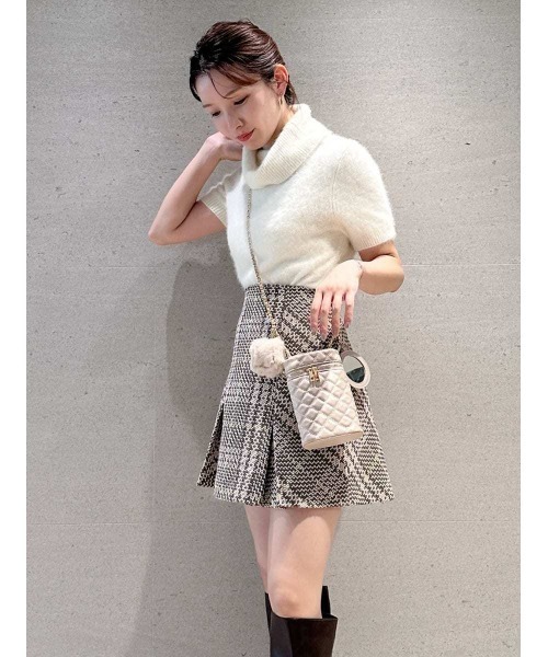 セール】Sustainableロービングチェックミニスカート（スカート