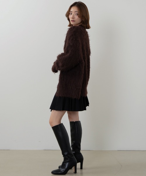 shaggy knit cardigan（シャギーニットカーディガン）（カーディガン